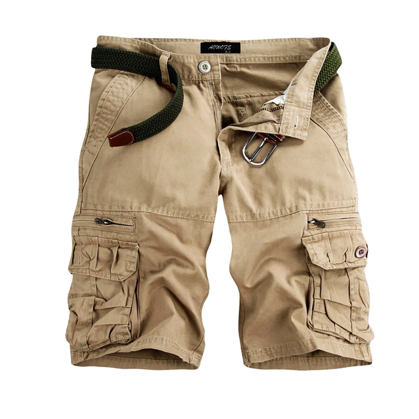 thumbnail image 3 of WILLBEST Pantalones Cortos Casuales para Hombre, Pantalones de Playa, Pantalones Casuales, Pantalones Cortos Cargo con Bolsillo de Trabajo, Pantalones de Color para Exteriores para Hombres., 3 of 9